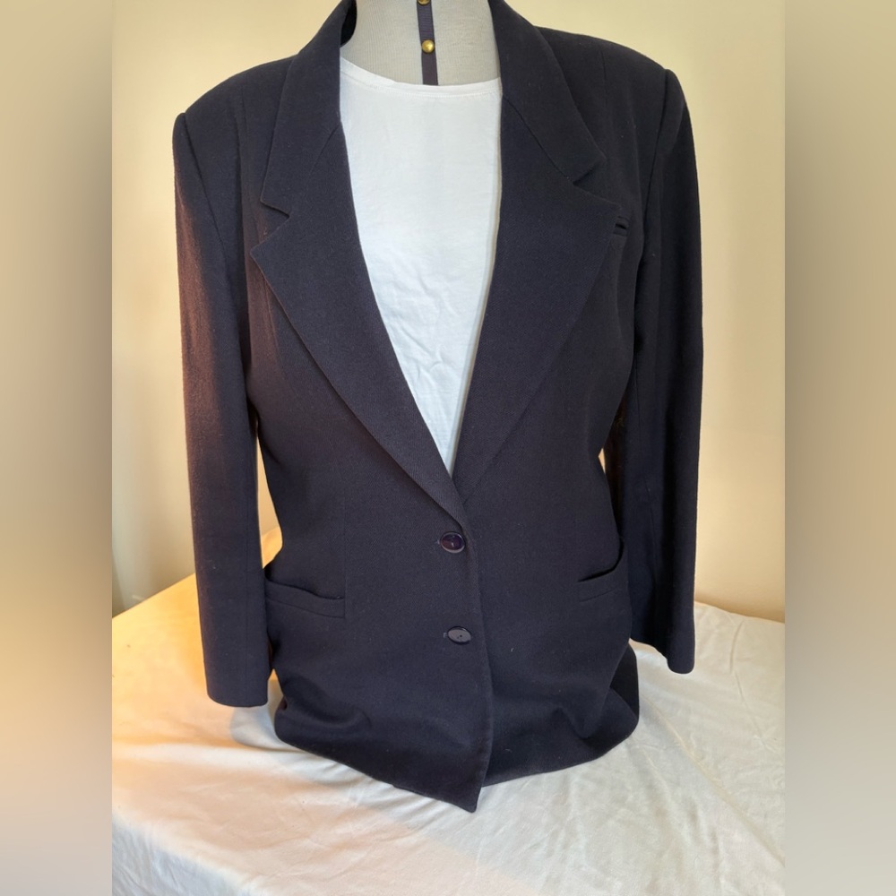 Oleg Cassini Lined Wool 2 Piece Suit